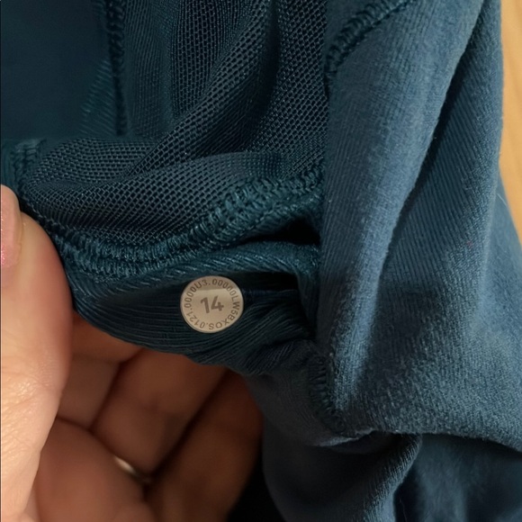 Lululemon Athletica Blue Track Pants with Tapered Ankles - Picture 2 of 3